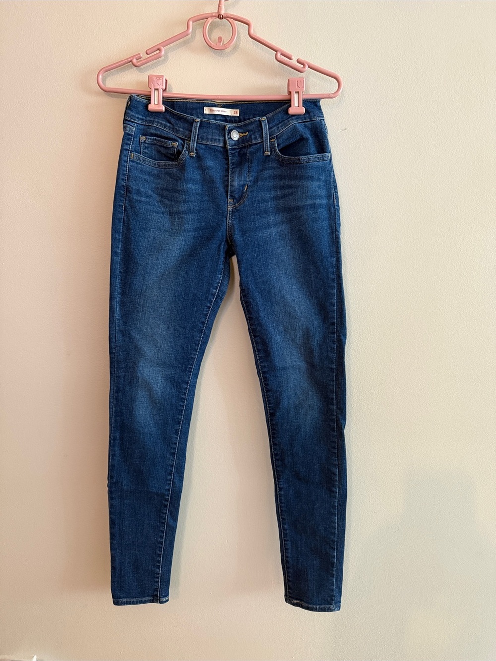 Levi’s Dark Indigo Women's 710 Super Skinny Jeans - Stretch Fit